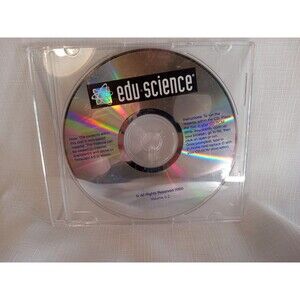 Edu-Science Volume 6.2 (PC, 2000, Disc Only) IE 4 Or Better Netscape 4+